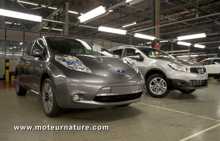 Nissan Leaf a Sunderland