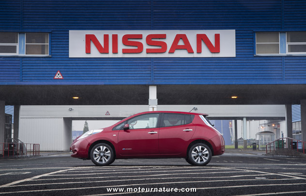 Nissan Leaf a Sunderland