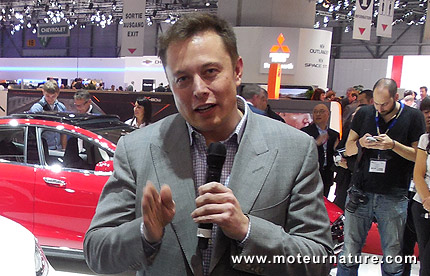 Elon Musk, CEO of Tesla Motors