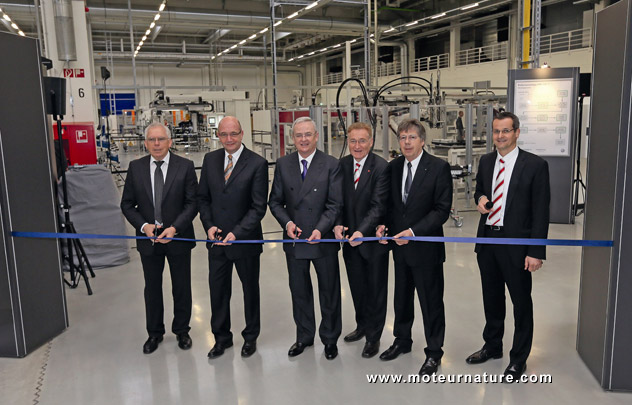 Inauguration de l'usine de batteries de la Volkswagen E-UP